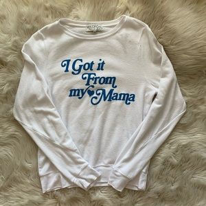 Wildfox oversized sweatshirt